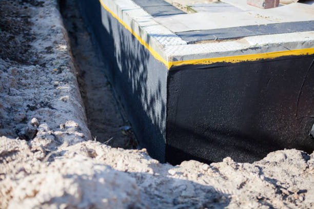 Professional Exterior Waterproofing technician working in Rushville, OH